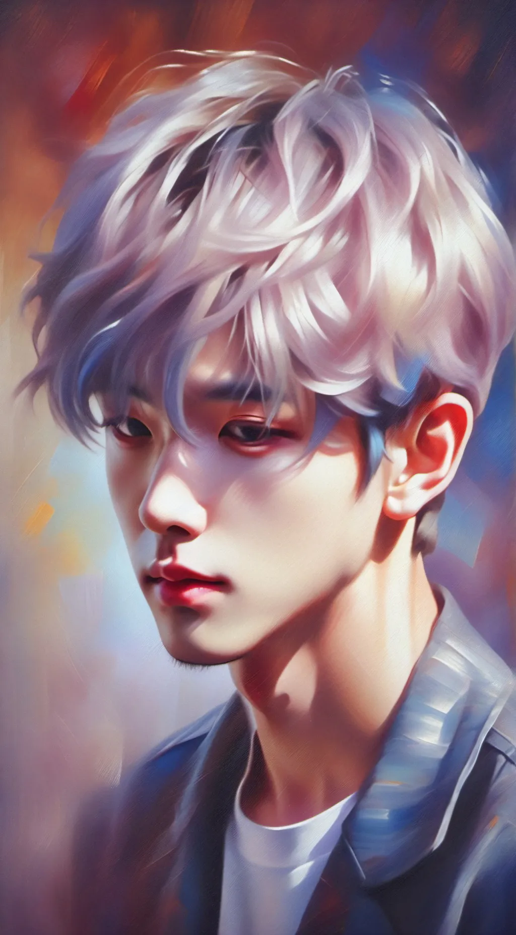 ai character: bangchan 💔<->♥️?? background