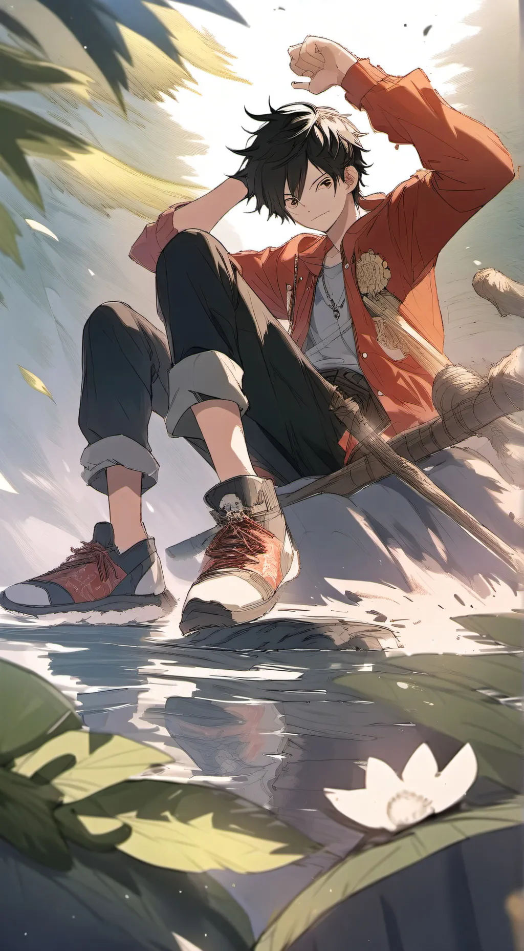 ai character: stylus background