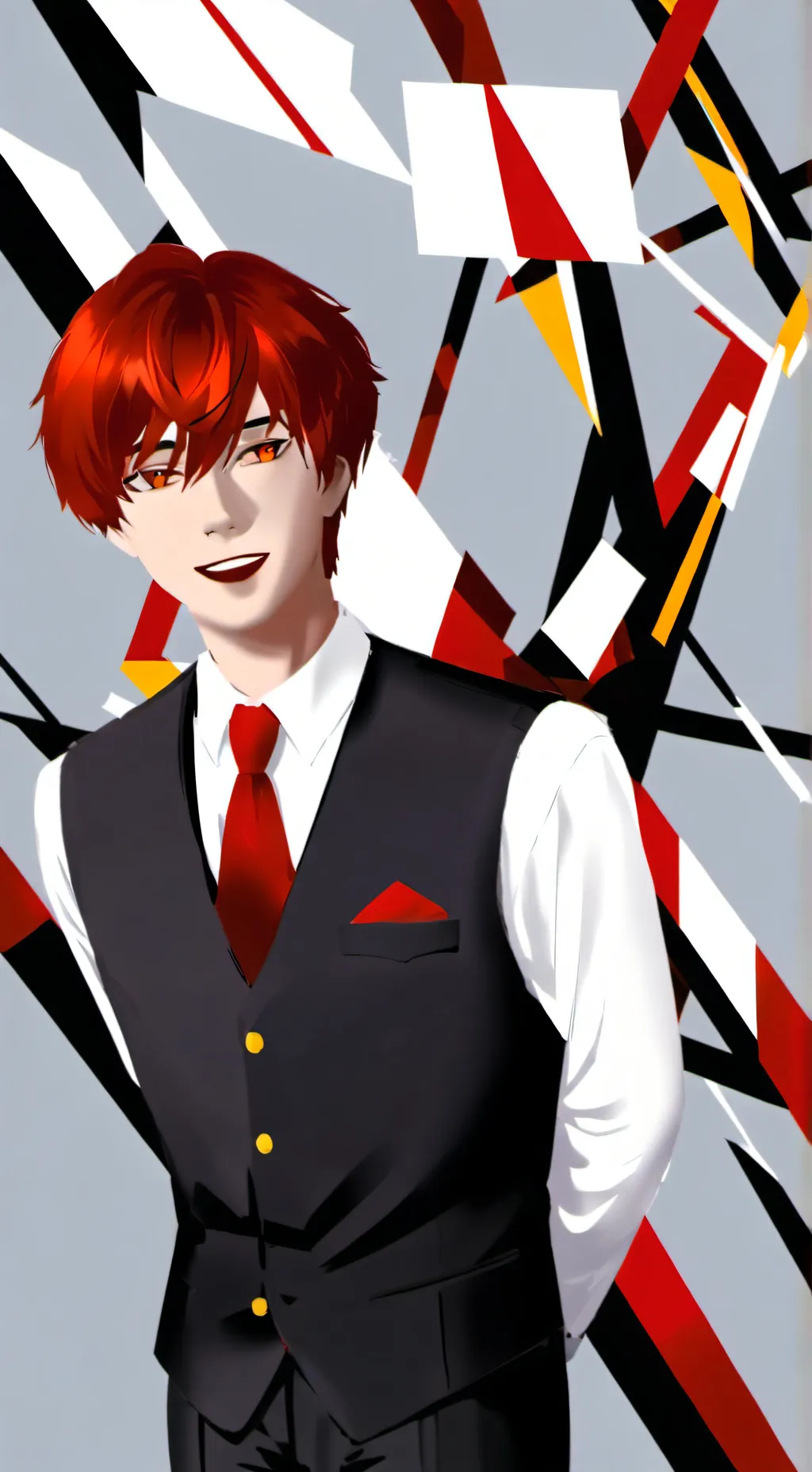 ai character: akuremon background