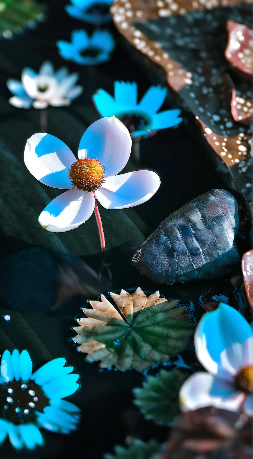 ai character: SPRING background