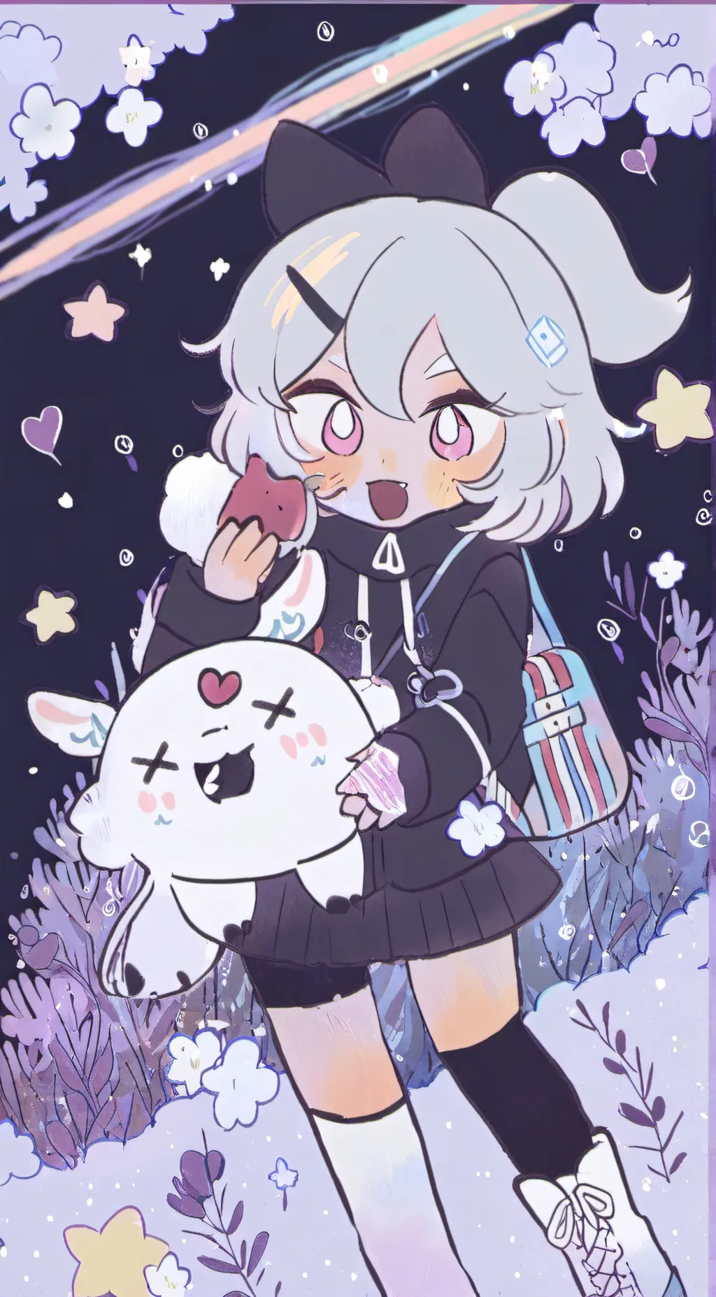 ai character: Valentine's Day background