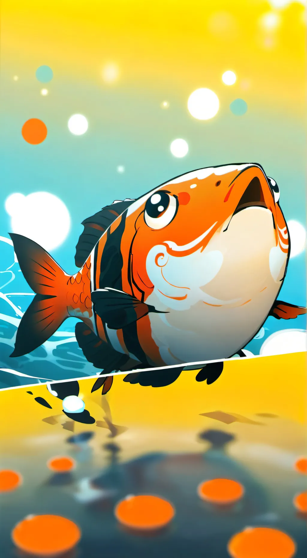 ai character: Splash background