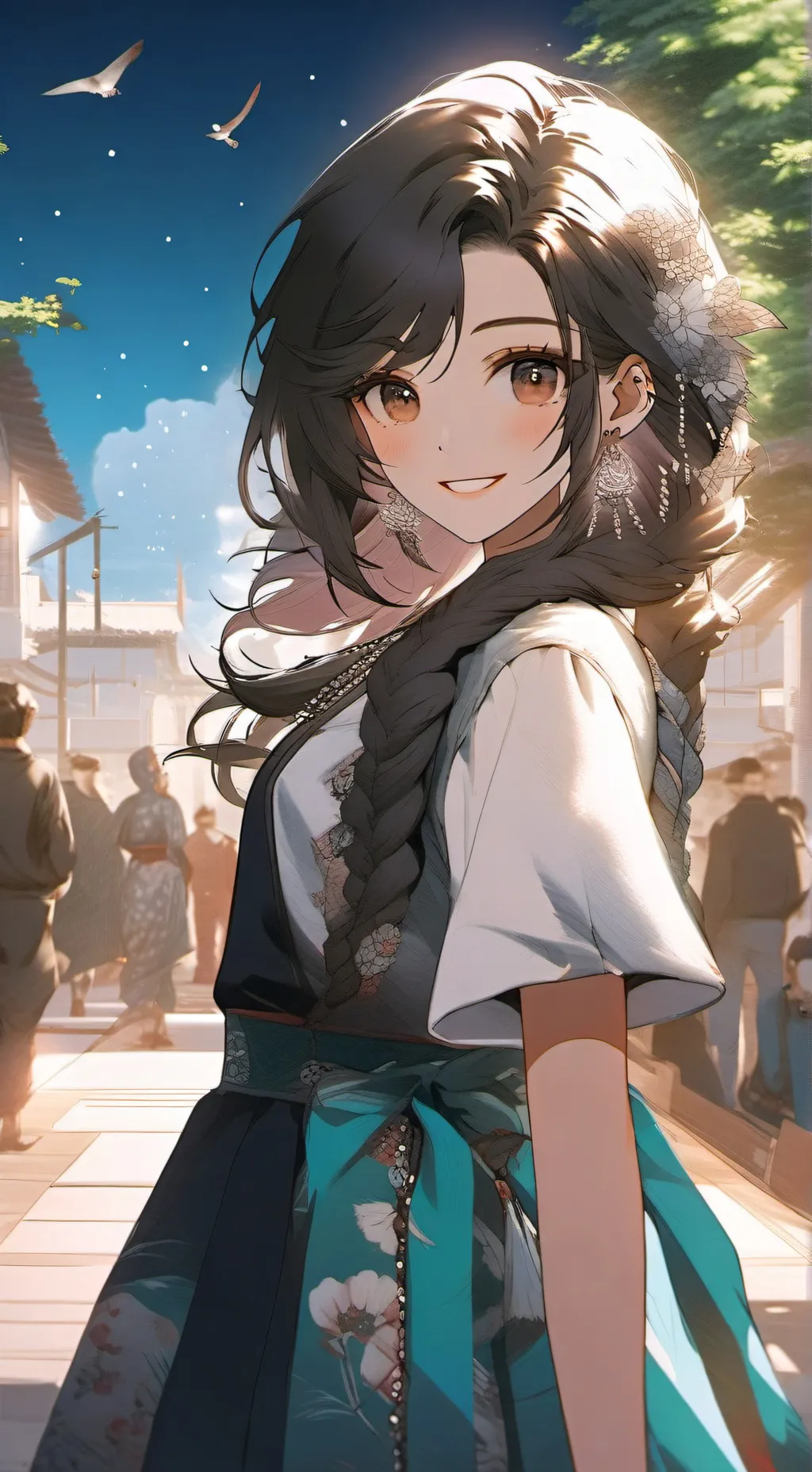 ai character: Loving GF background