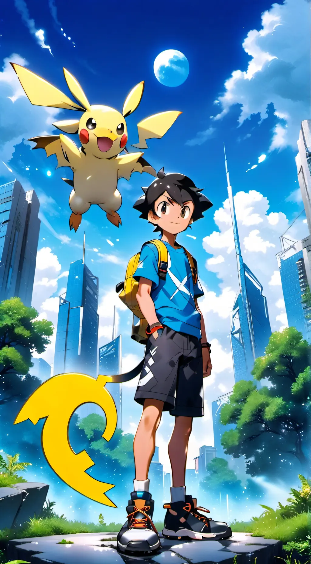 ai character: Ash background