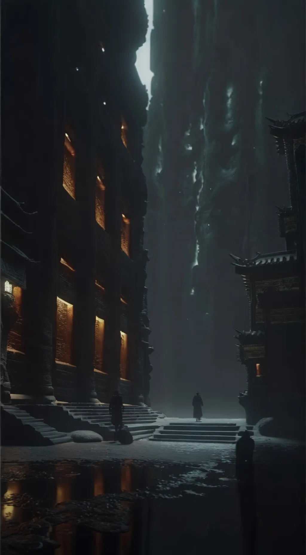 ai character: Skz horror background