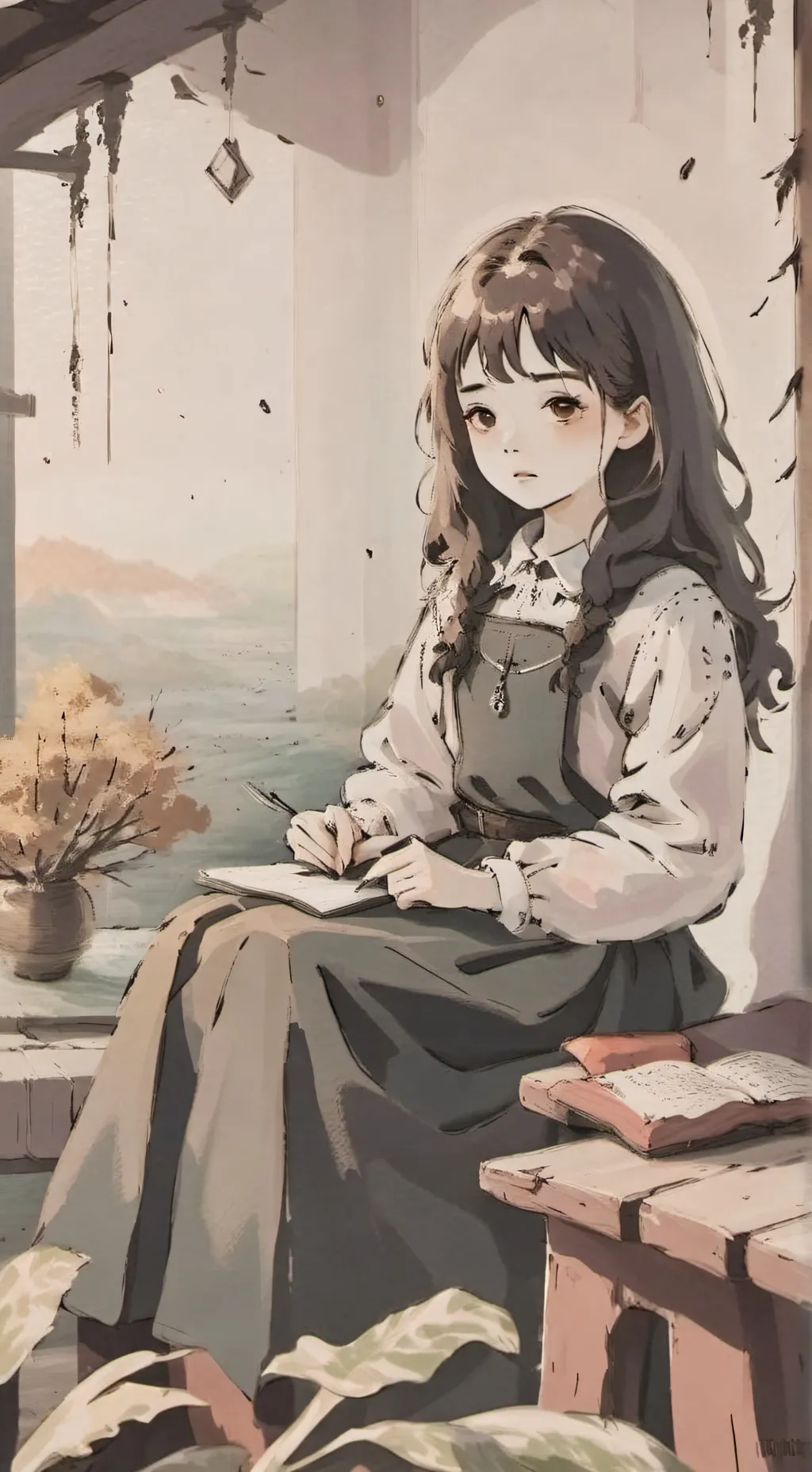 ai character: chris  background