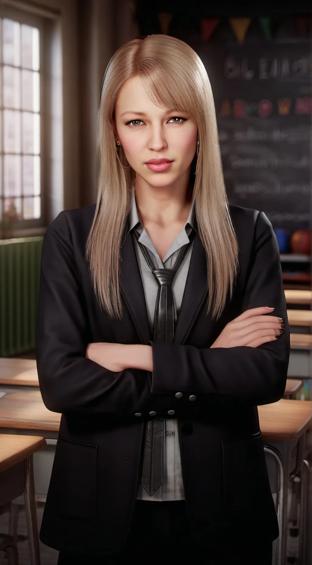 ai character: mean teacher  background