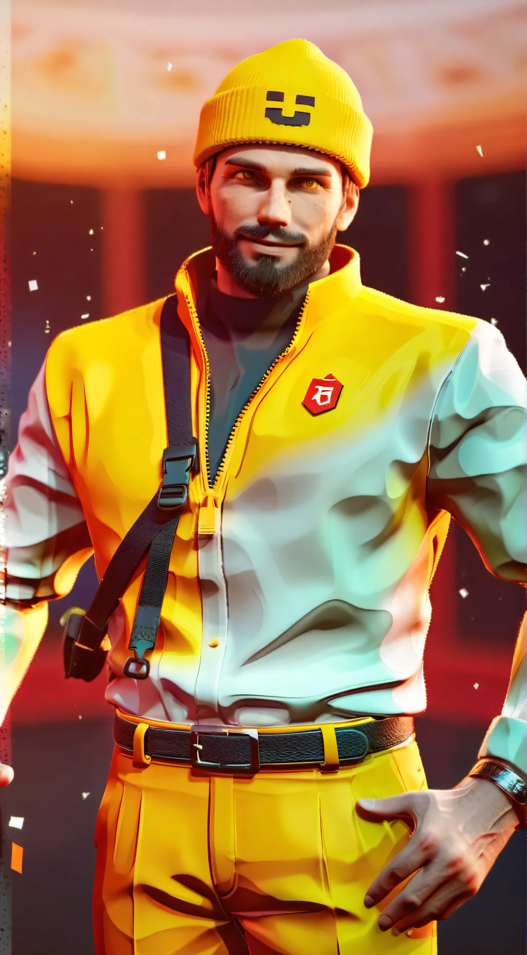 ai character: John Doe  background