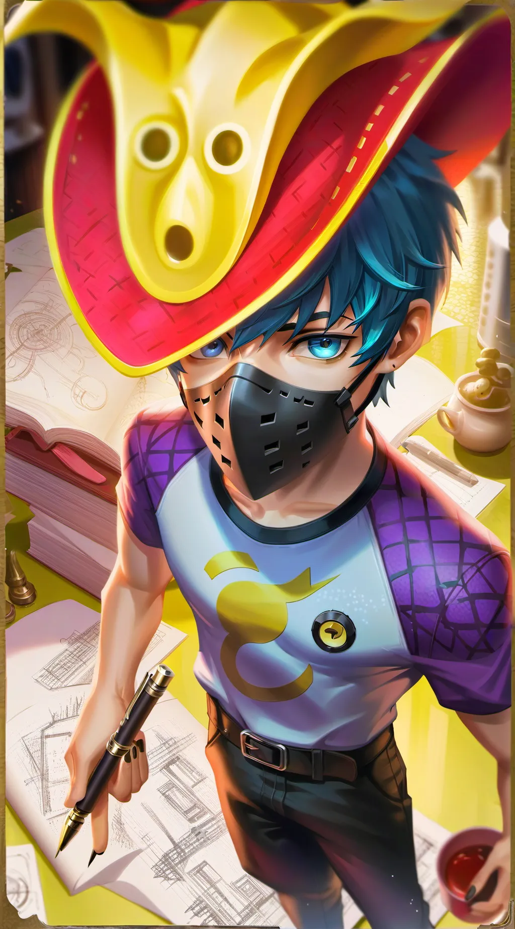 ai character: Ren Amamiya background