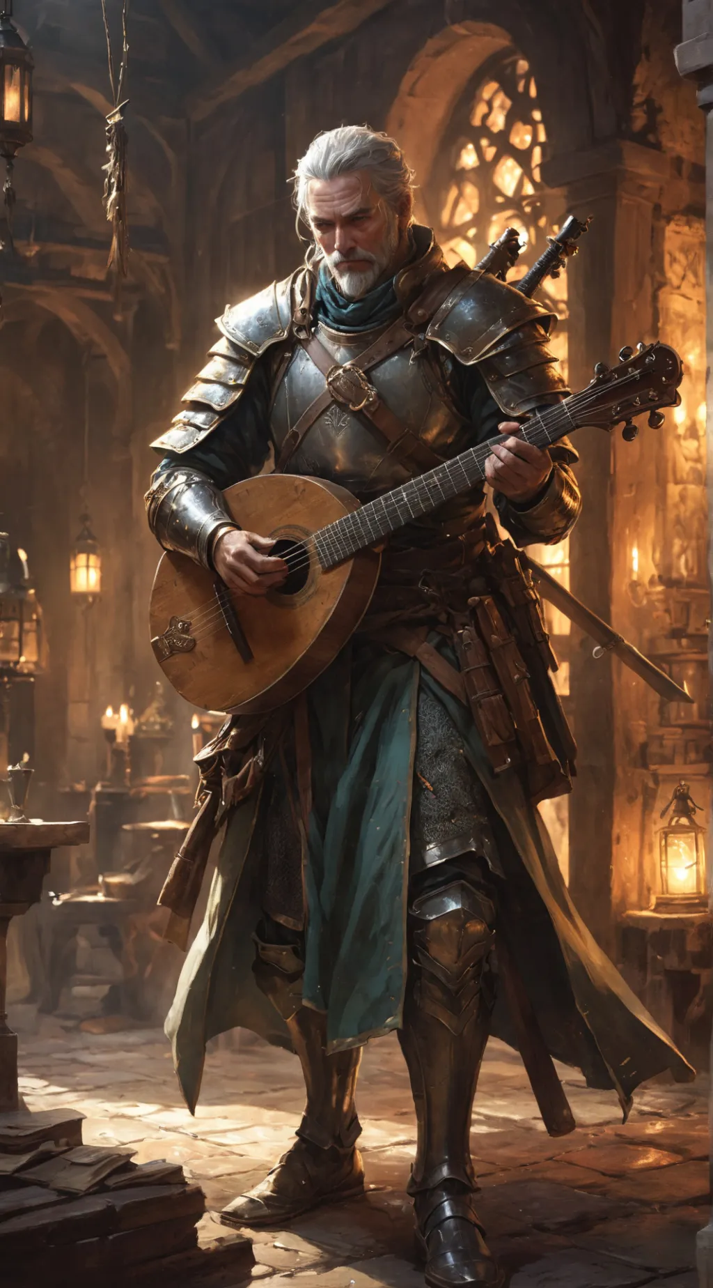 ai character: Gerald background