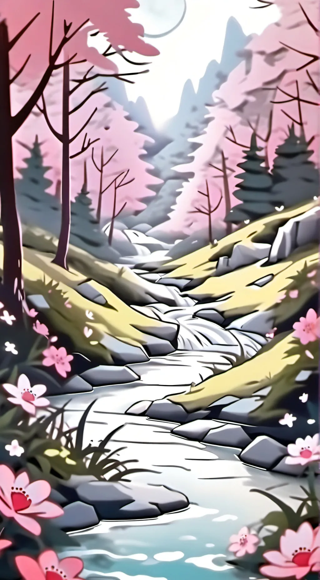 ai character: **Title** background