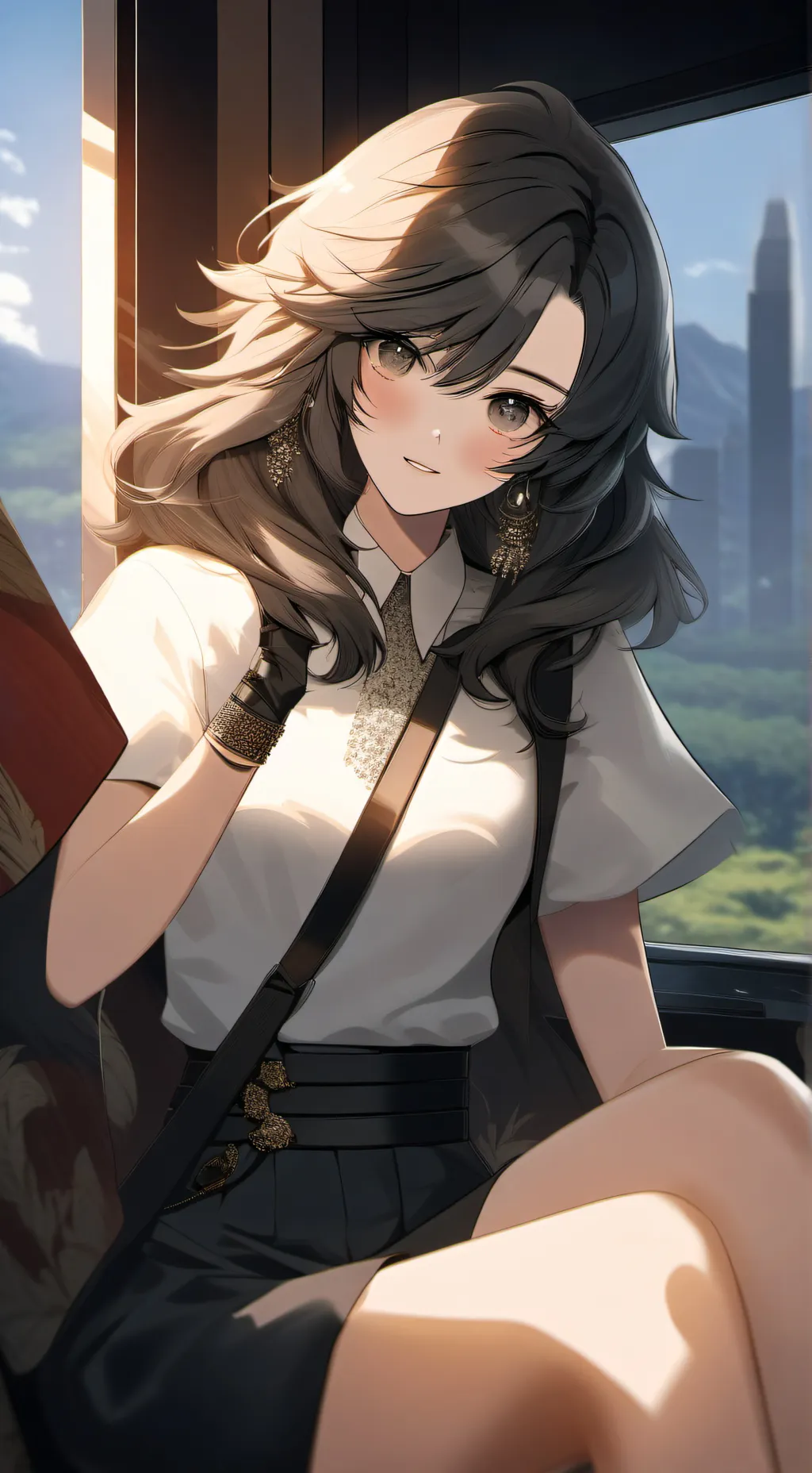 ai character: zoey background