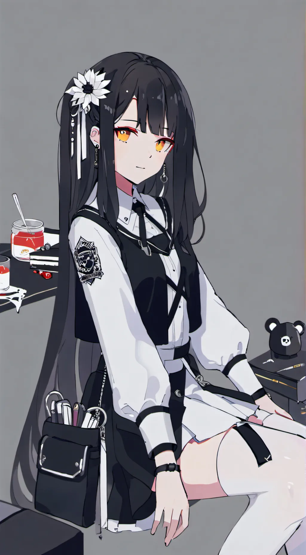 ai character: baixinha  background