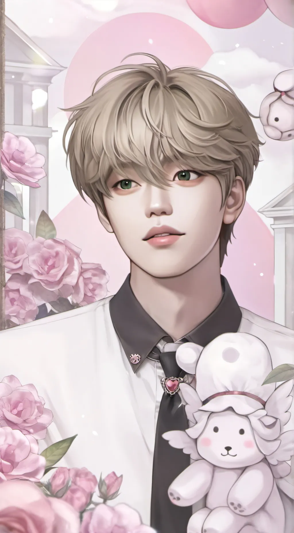 ai character: Kim Seungmin  background