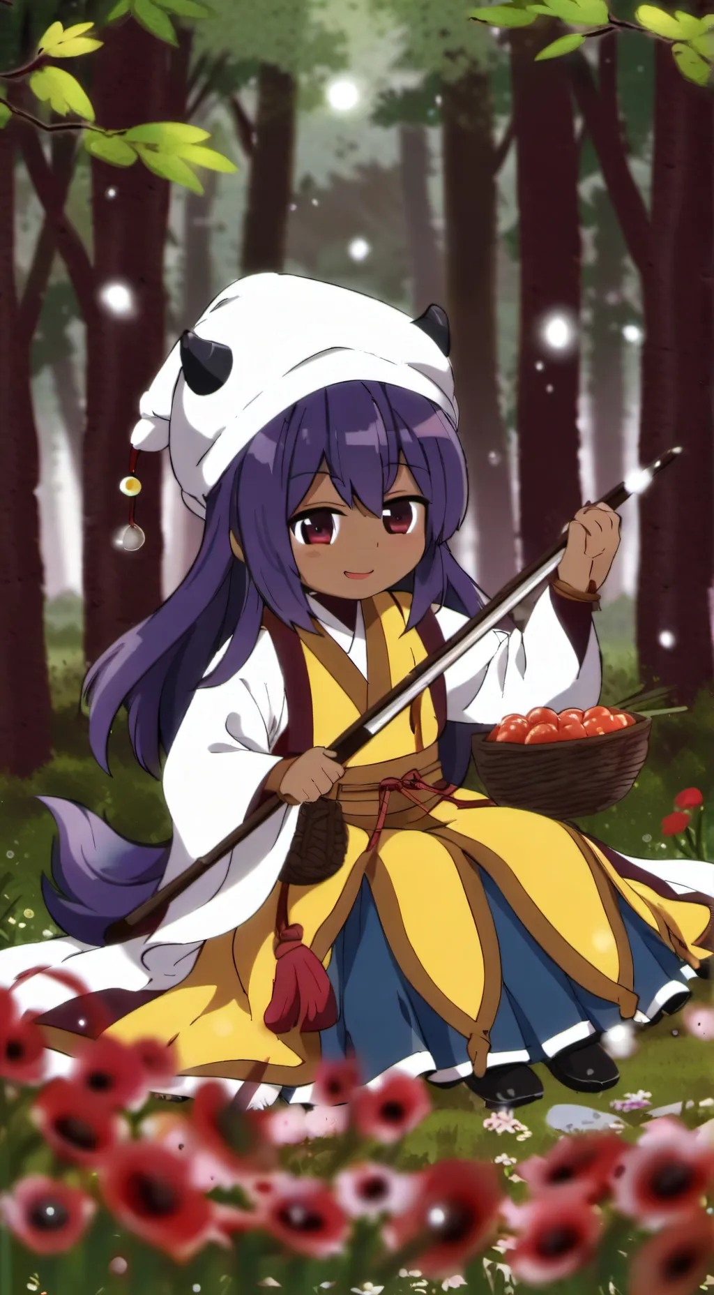 ai character: rose  background