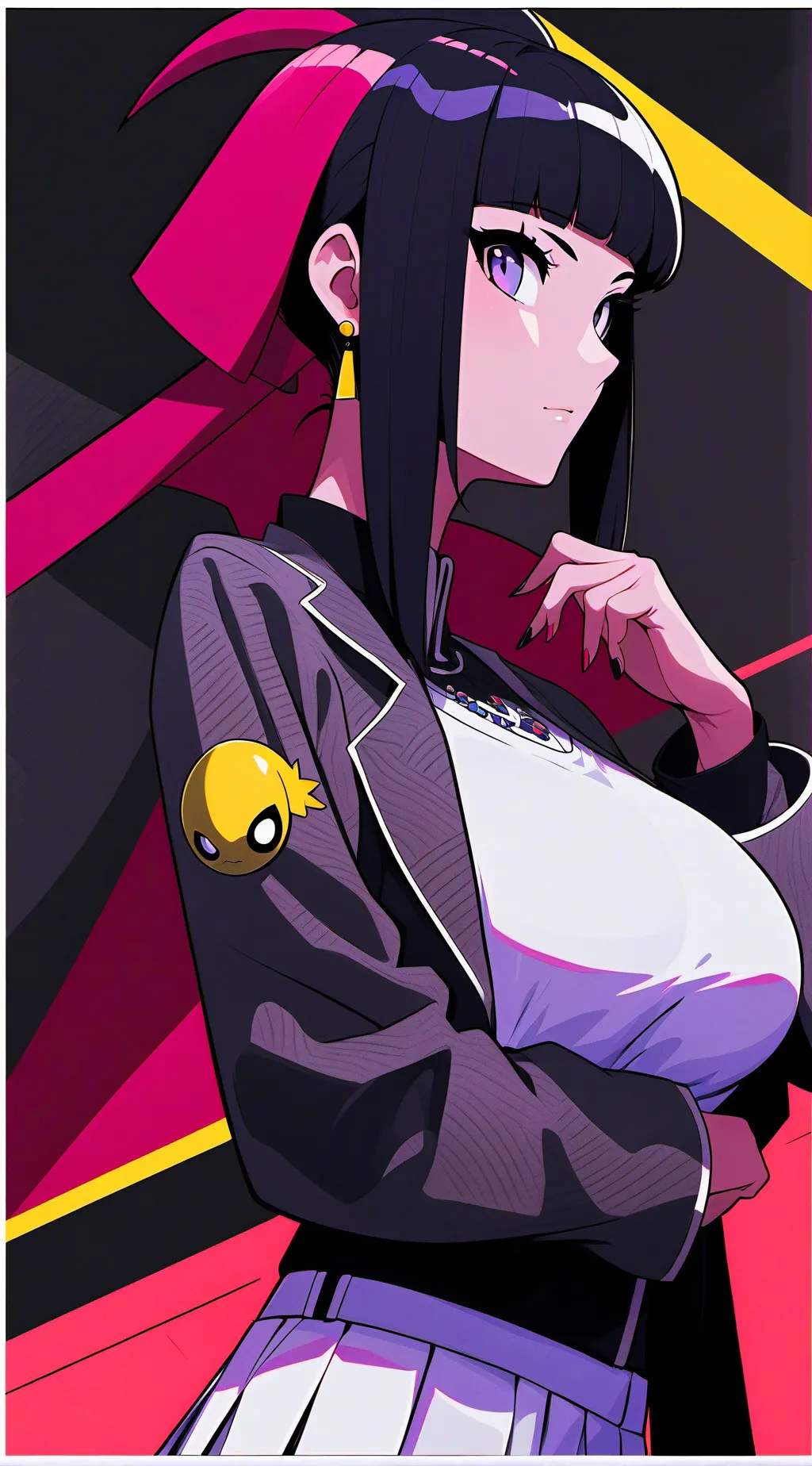 ai character: Jo Jo siwa background