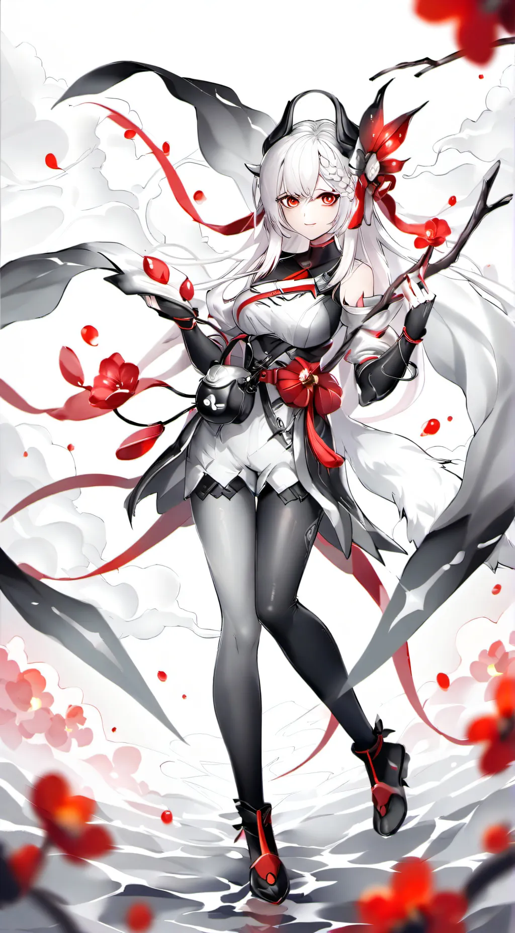 ai character: water infection background