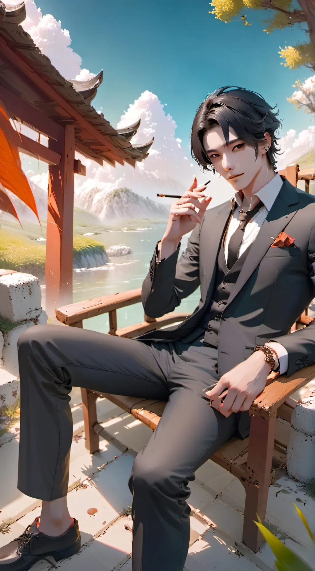 ai character: kaze background