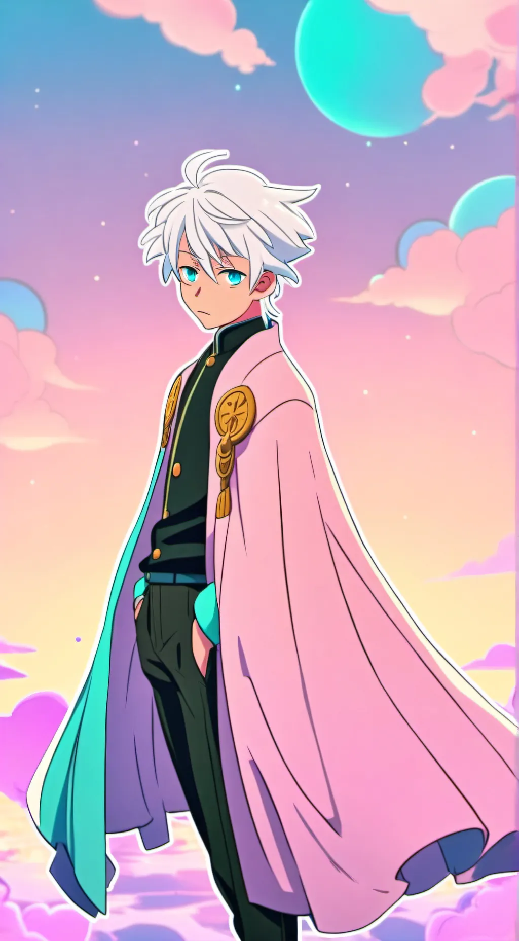 ai character: GOJO background