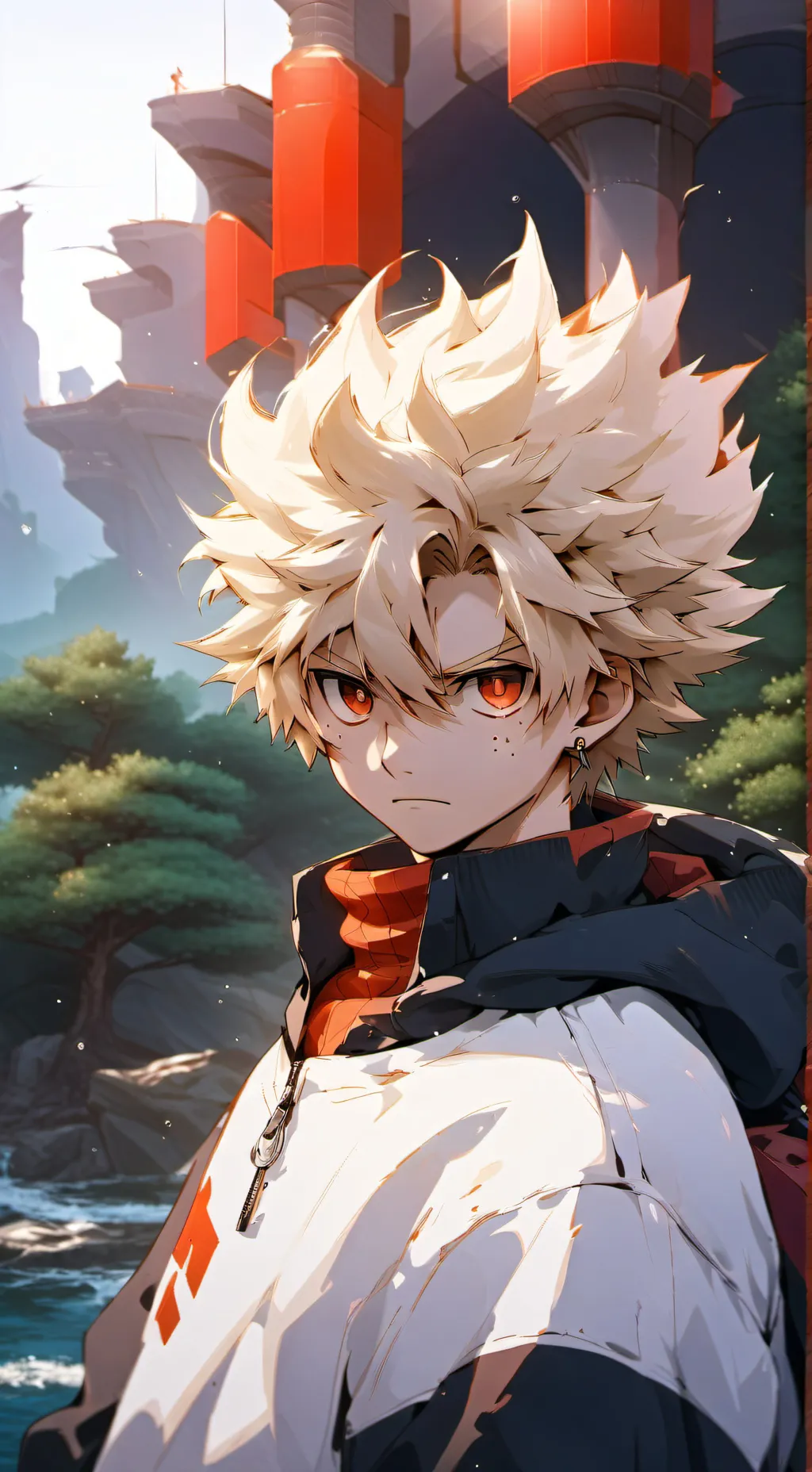ai character: Bakugo background