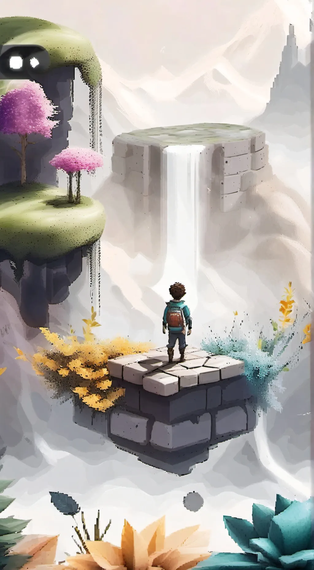 ai character: Grow a garden background