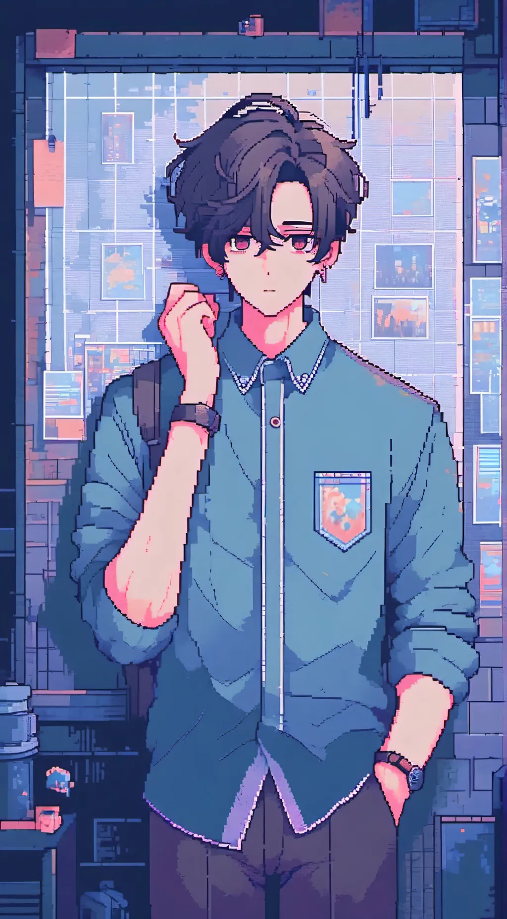 ai character: 007N7 background