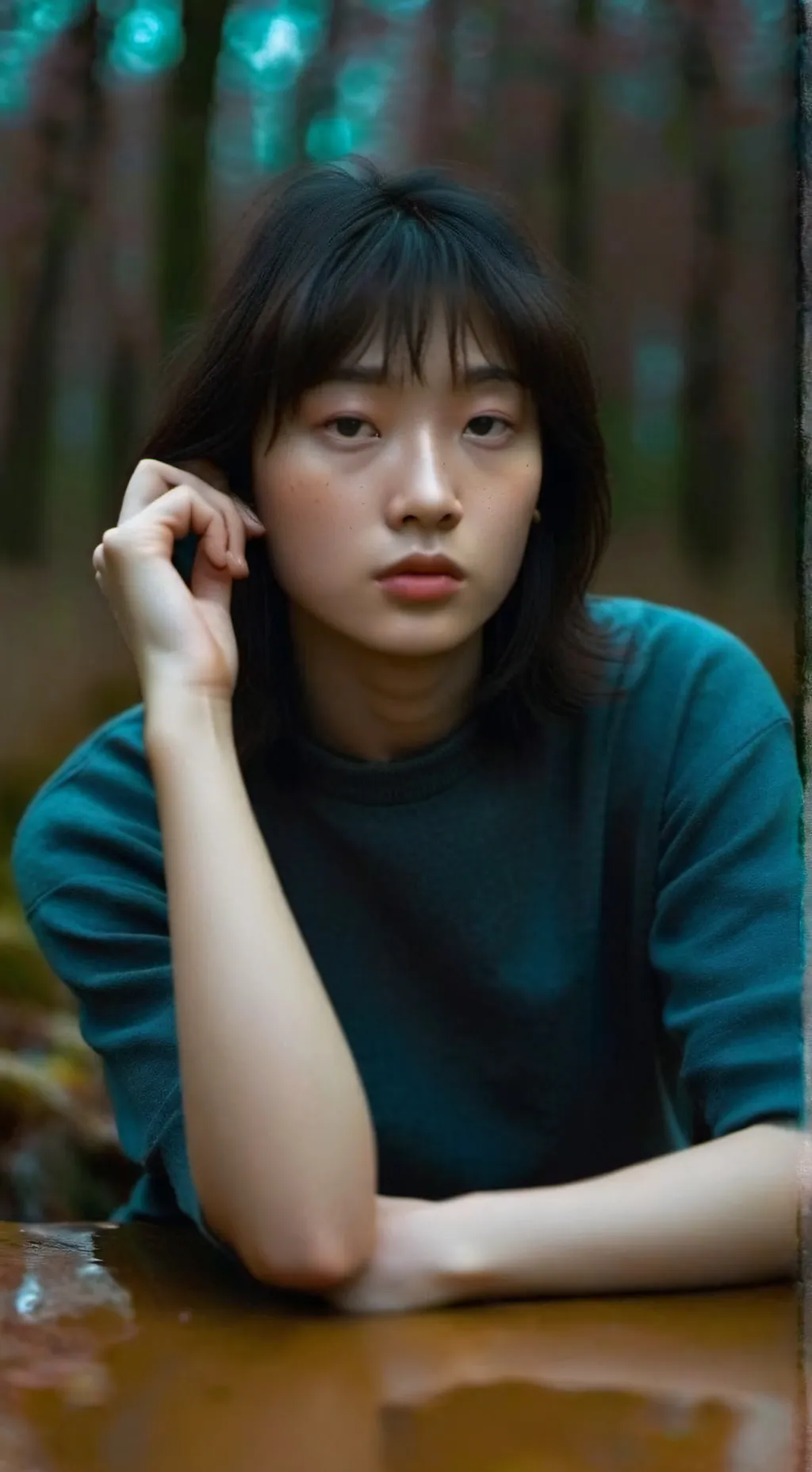 ai character: JI YEONG  background