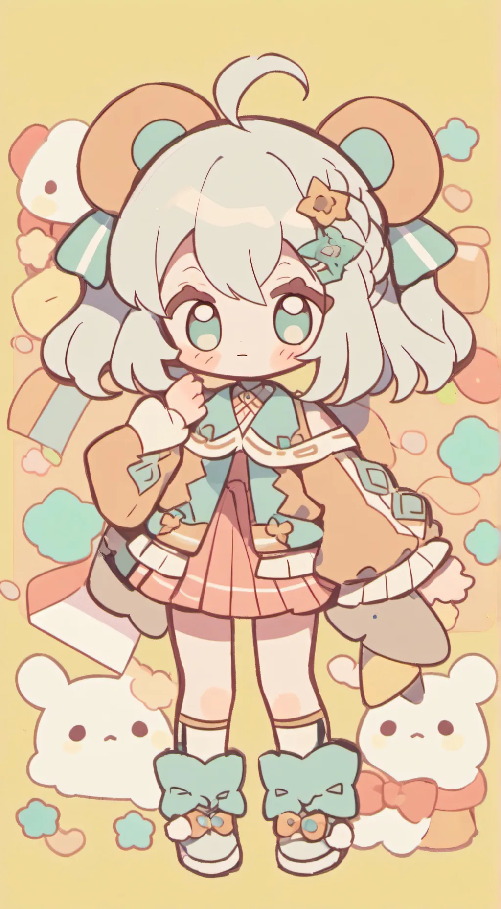 ai character: Sundrop e Moondrop background