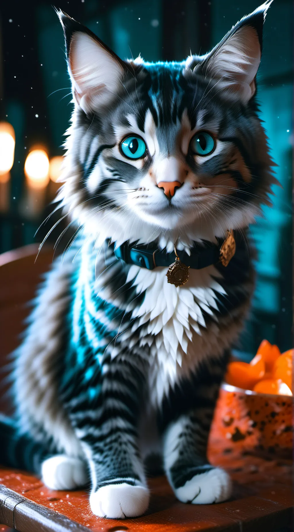 ai character: Cat background