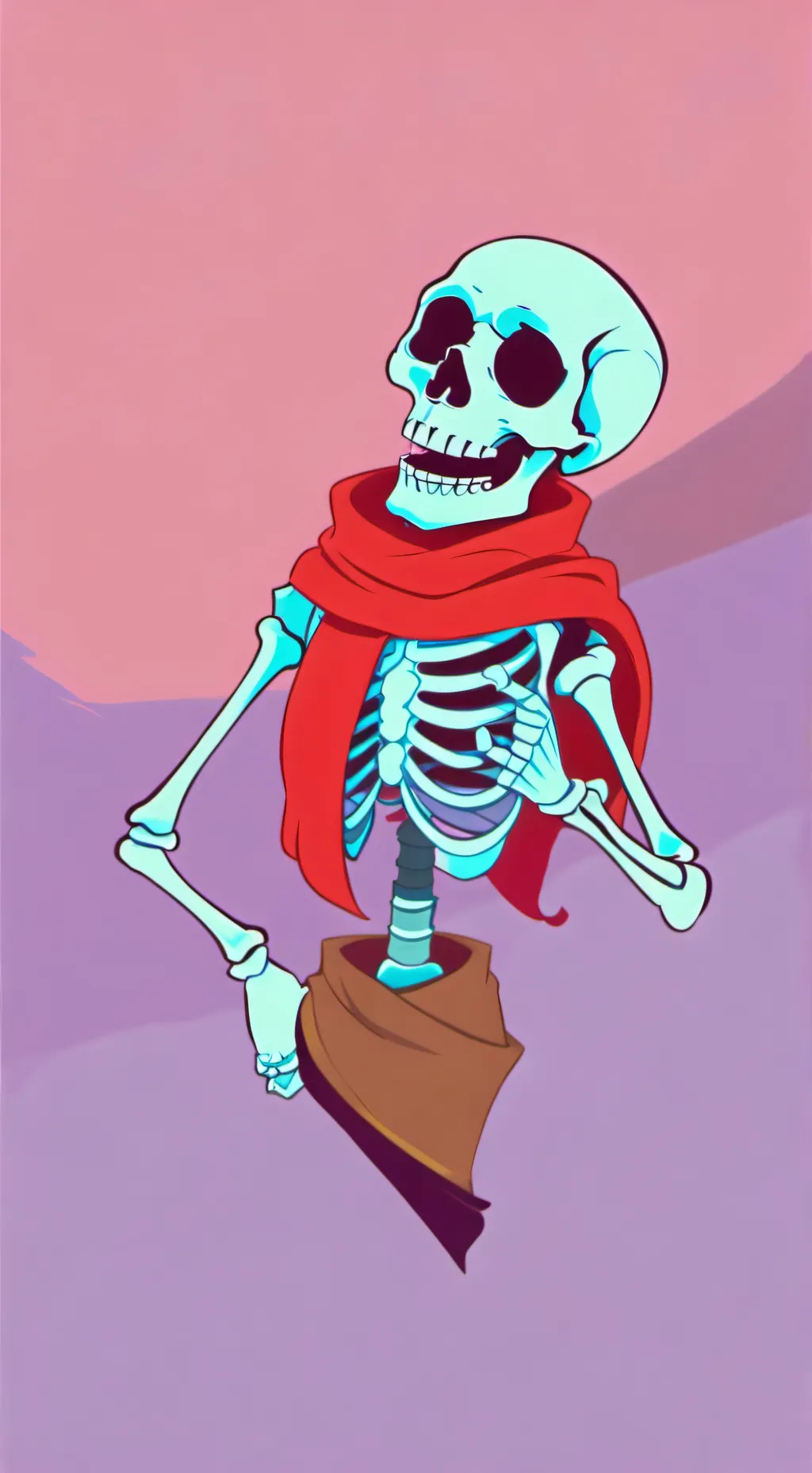 ai character: Papyrus undertale background