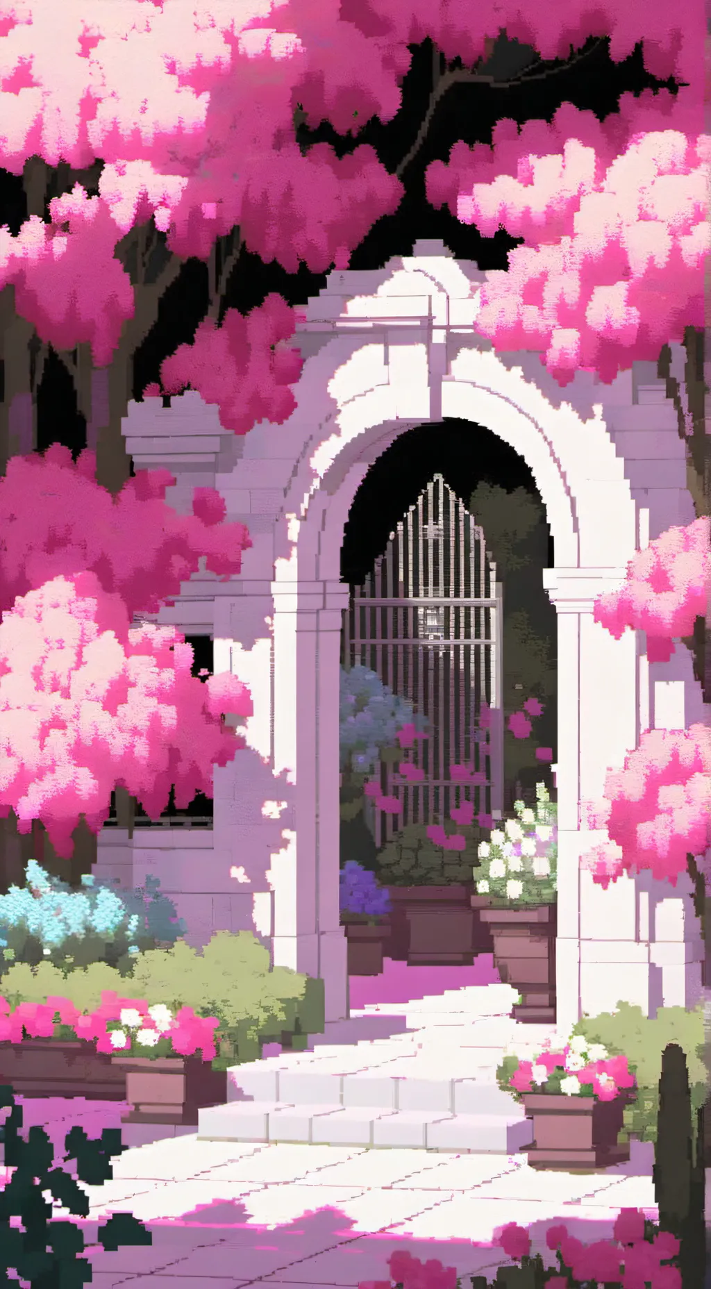 ai character: grow a garden background