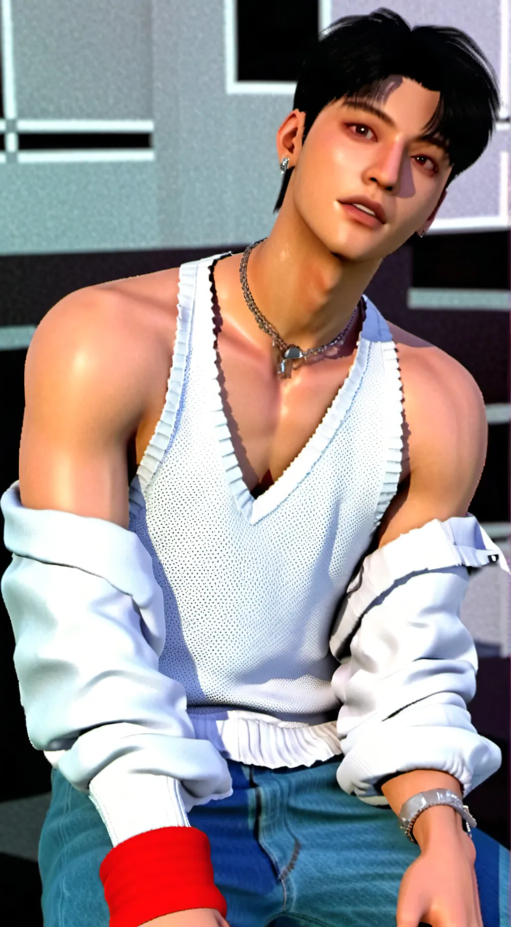 ai character: STRAYkids pick me background