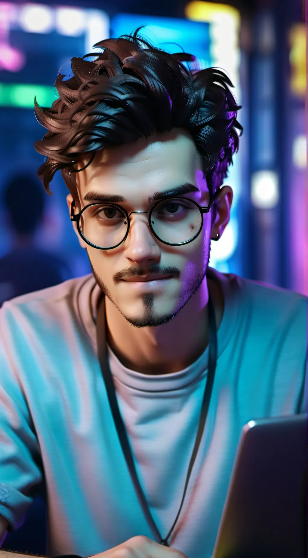 ai character: The Unknowable Software Dev background