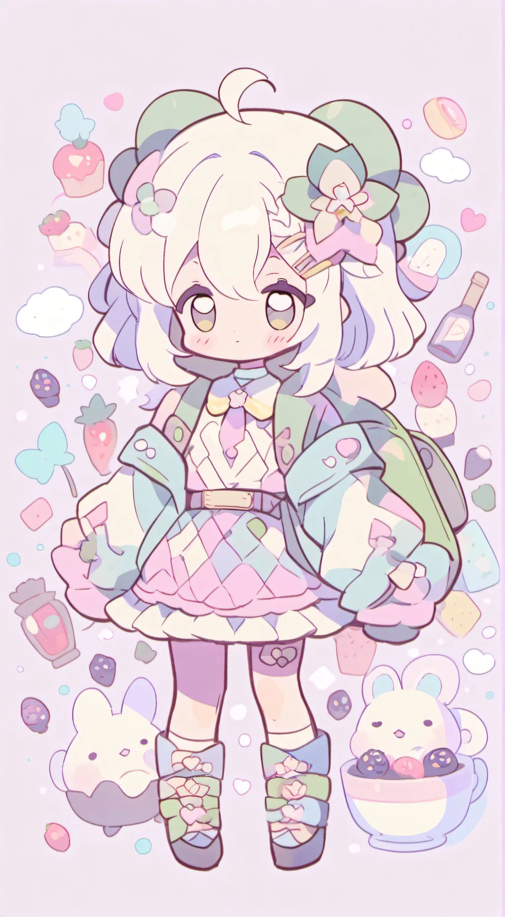 ai character: SS road trip background