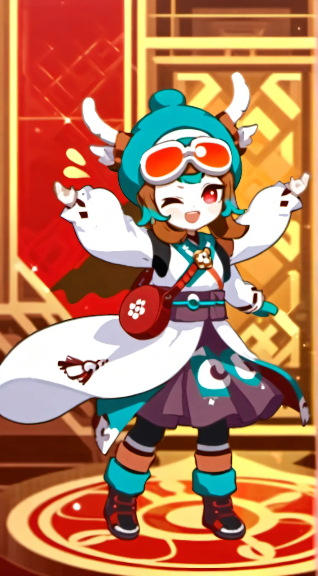 ai character: crk words background