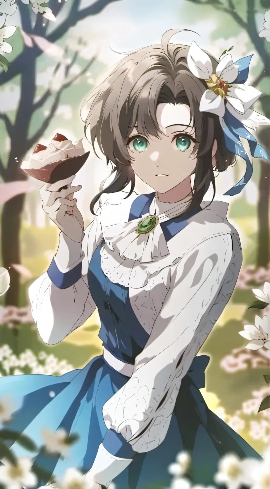 ai character: a lua CHATONIUDA🙄💅 background