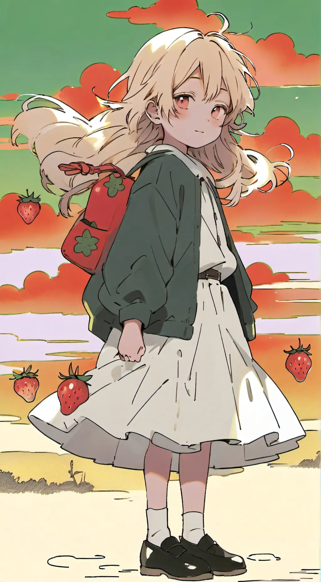 ai character: Nari-chan  background