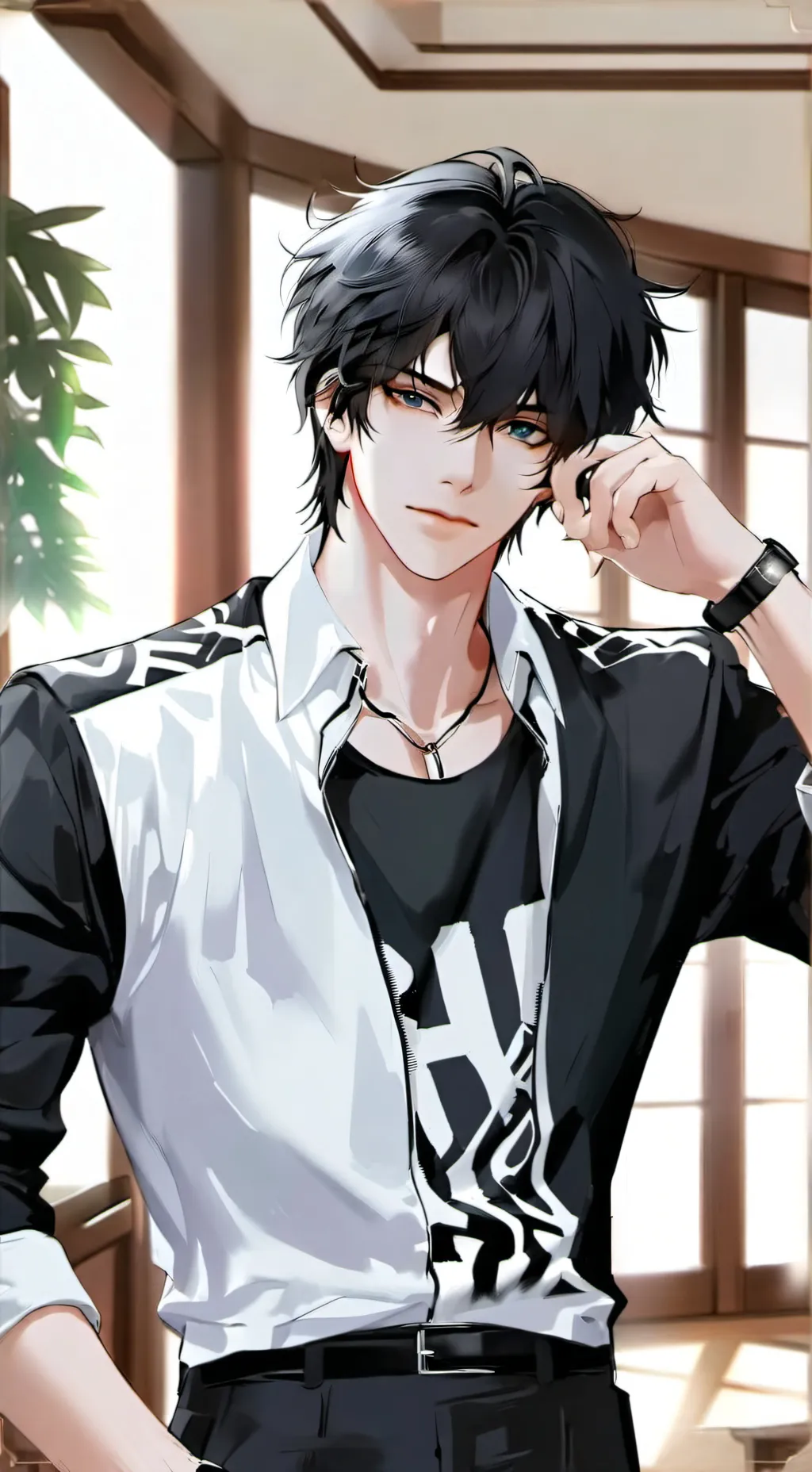 ai character: Jacob  background