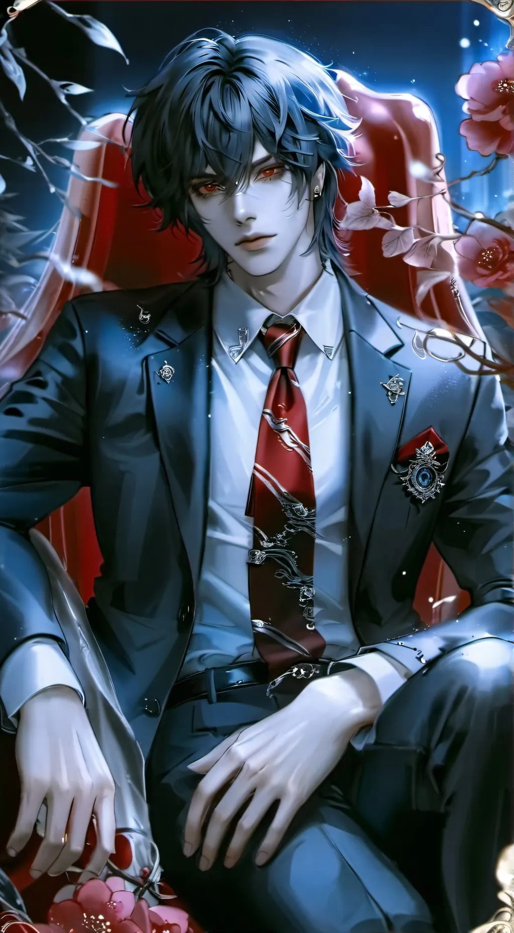 ai character: ~ ◇ SILAS ◇ ~ background