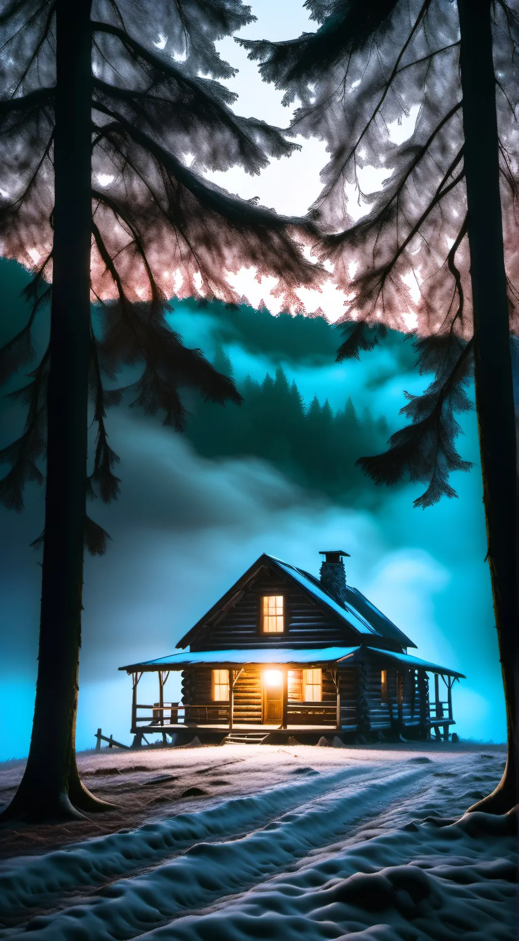 ai character: Run-down estate background