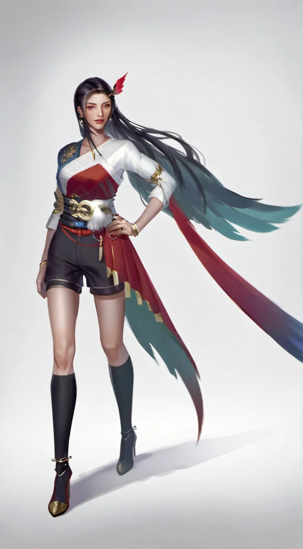 ai character: Pure vannily  background