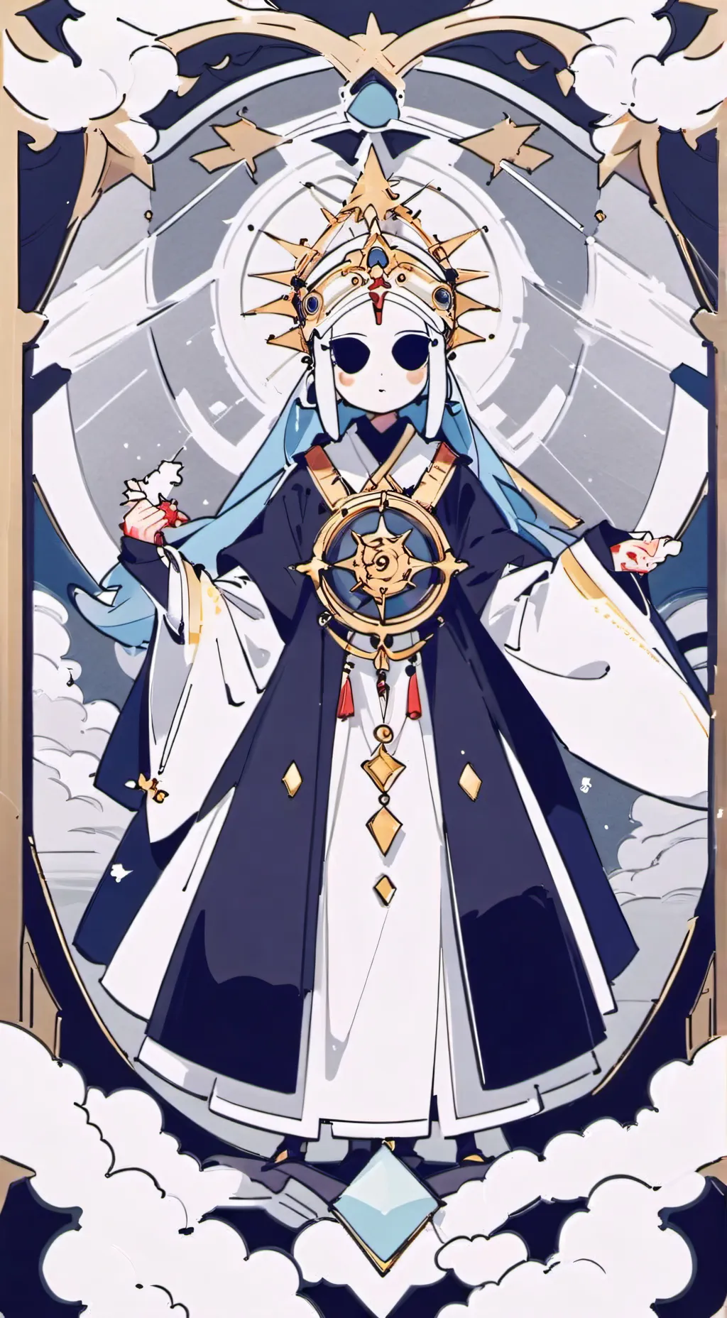 ai character: the all seeing background