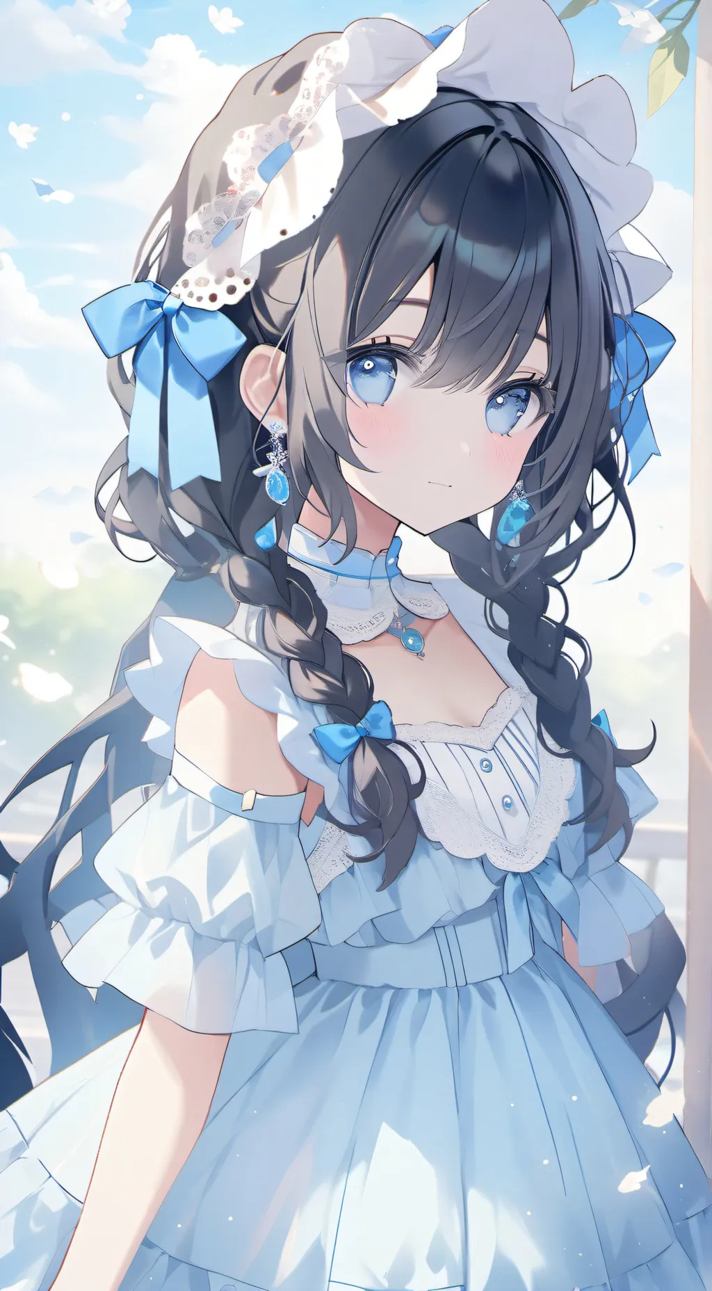 ai character: praia background