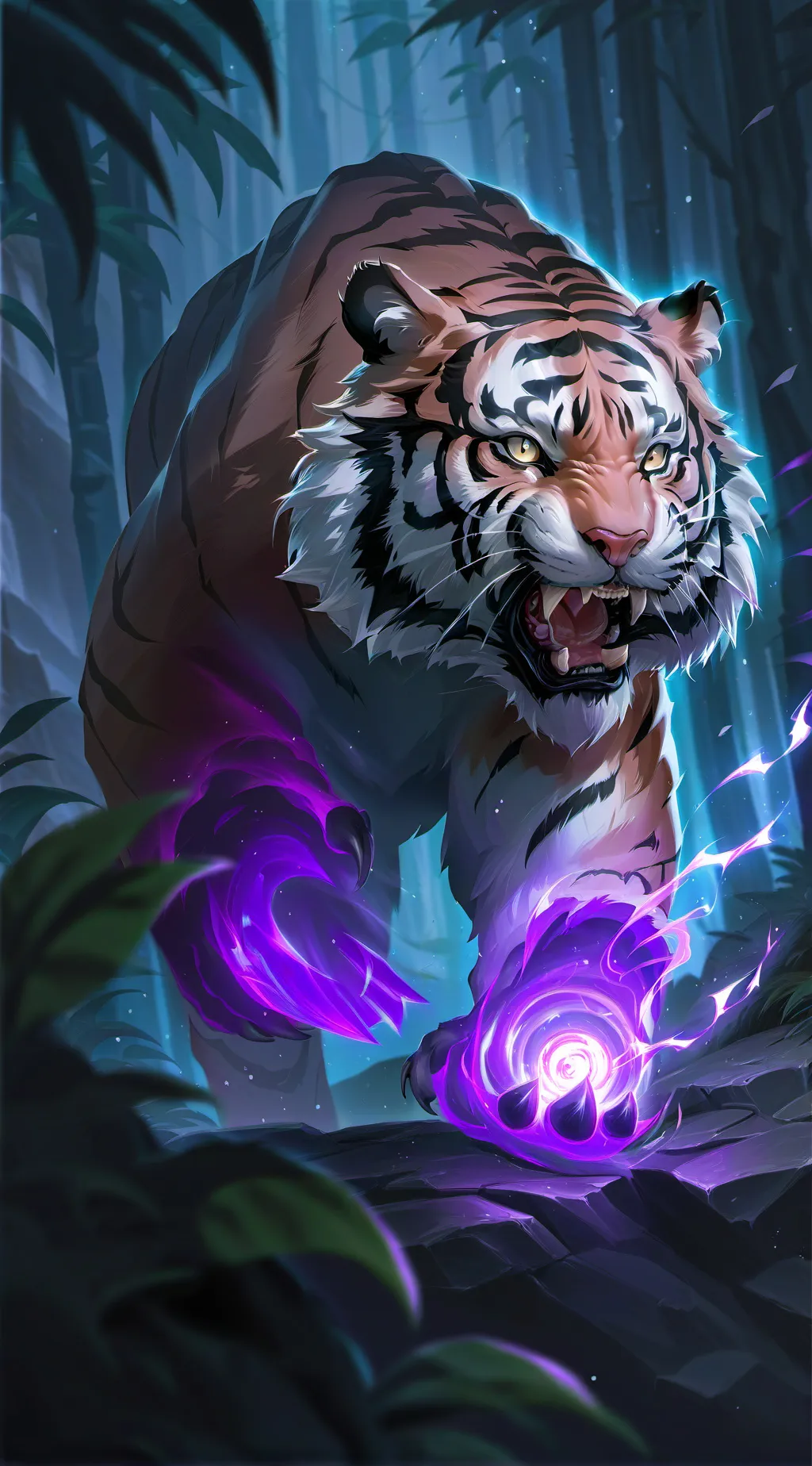 ai character: Tiger 🐯 background