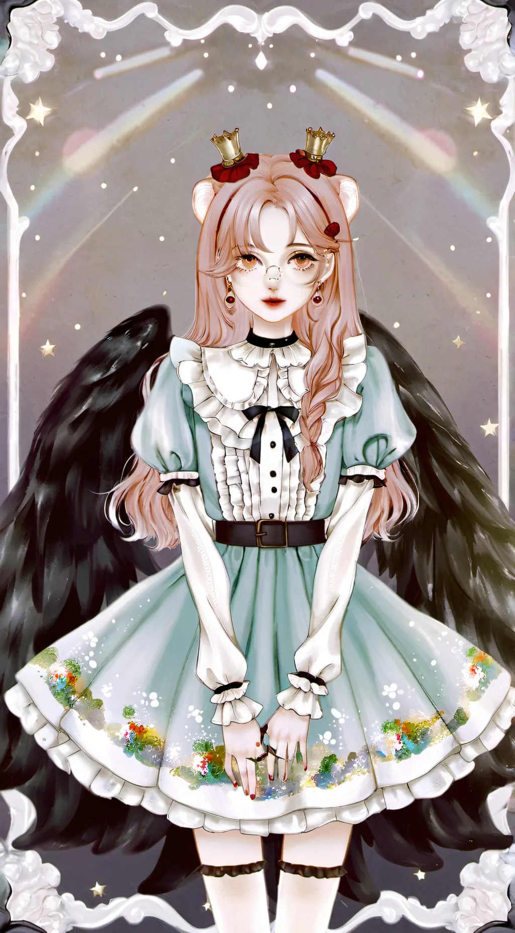 ai character: Eve/ Evelynn  background