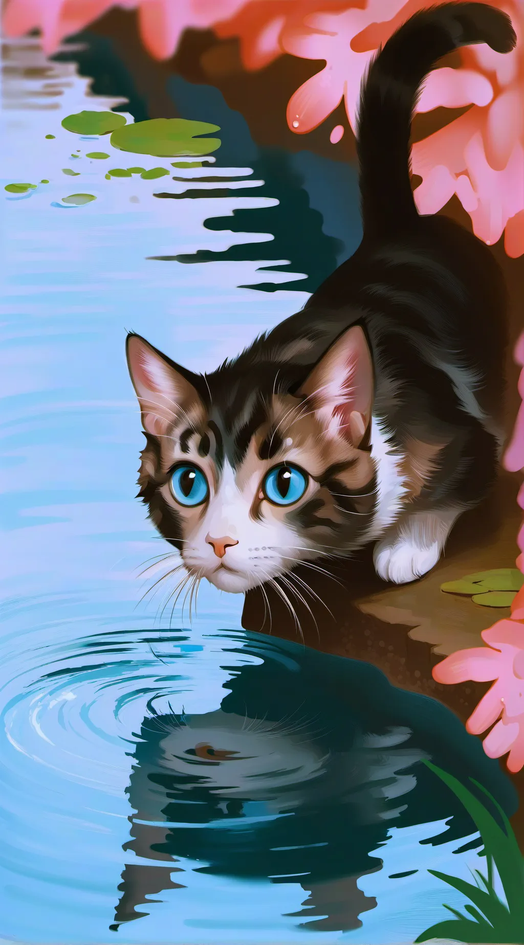 ai character: stray life hunting background