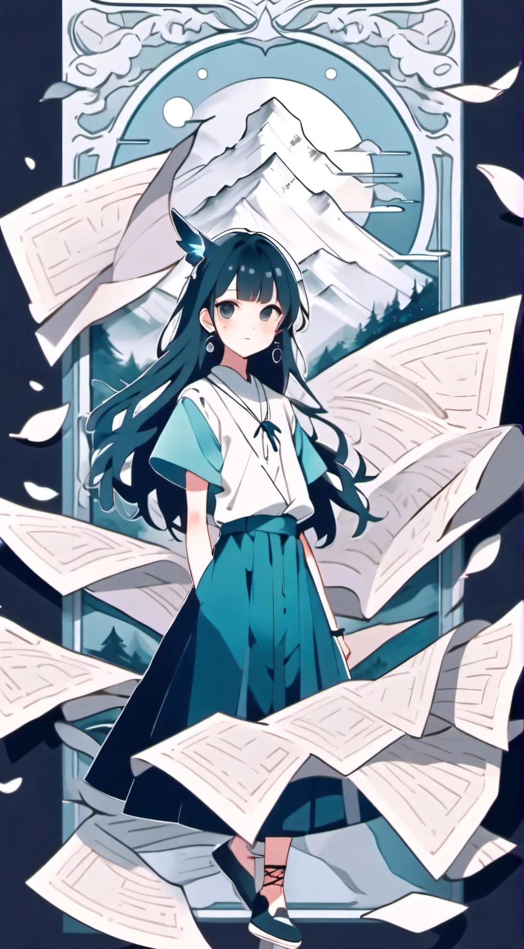 ai character: Mha new student  background