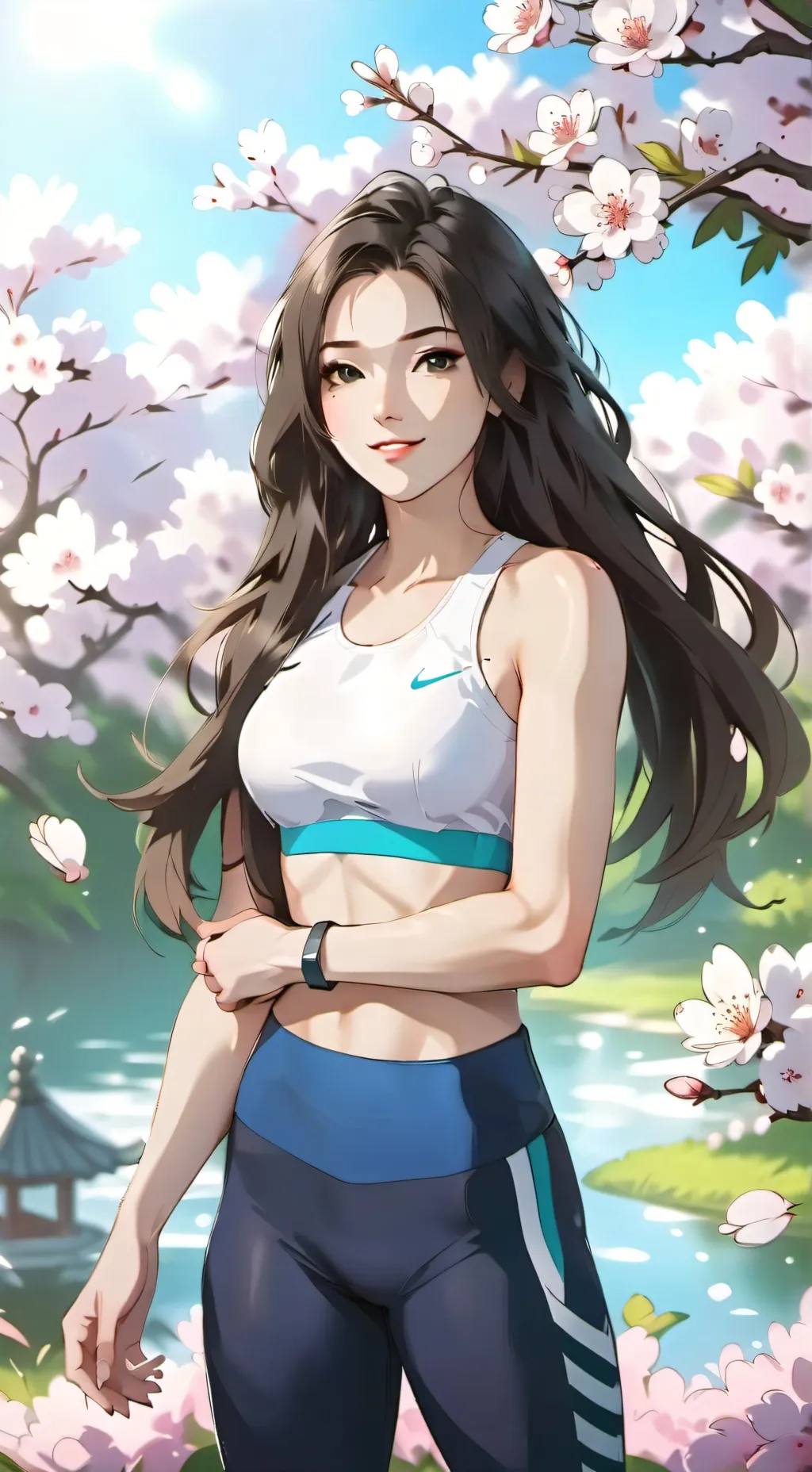 ai character: Ashey, friaz background