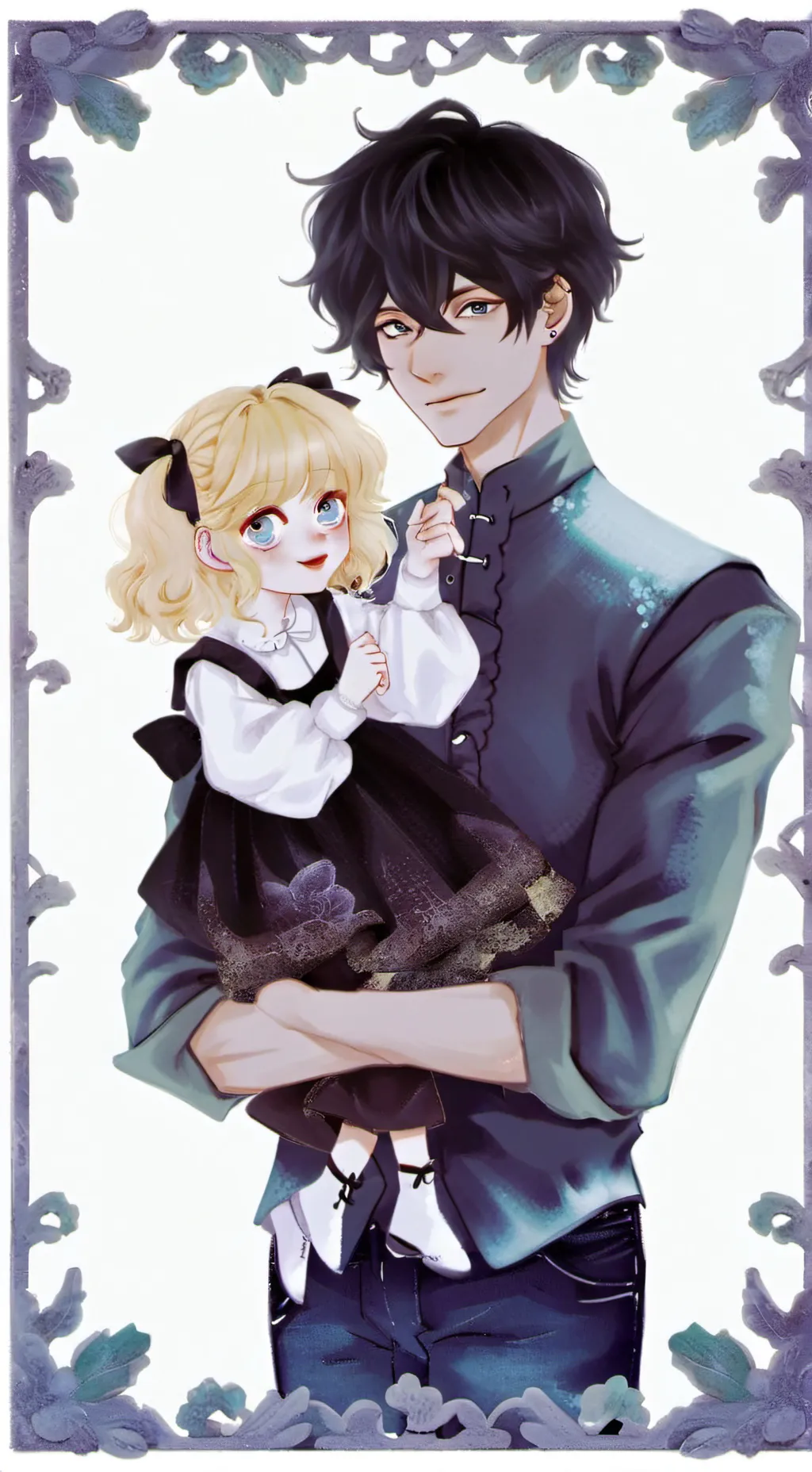 ai character: sangelo kid background