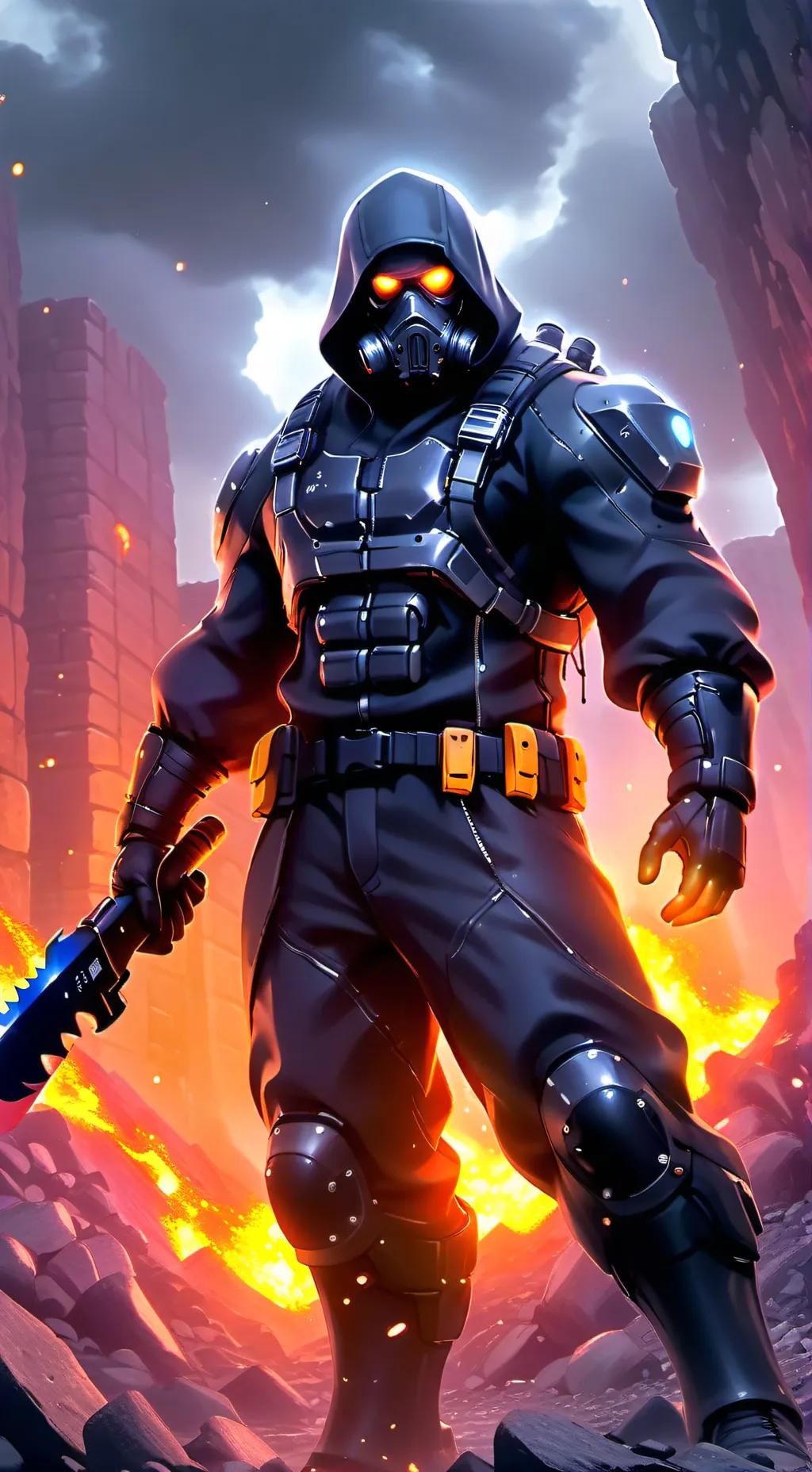 ai character: Harry Warden background